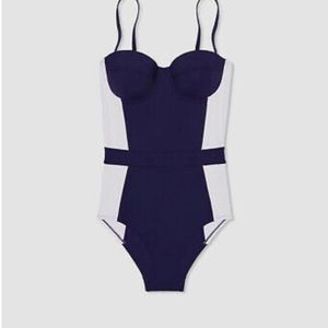 Tory Burch Lipsi Underwire One Piece Swimsuit